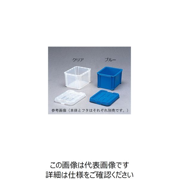 アイリスオーヤマ BOXコンテナ Bー2.3 ブルー 233121/B-2.3 1個 61-0424-46（直送品）