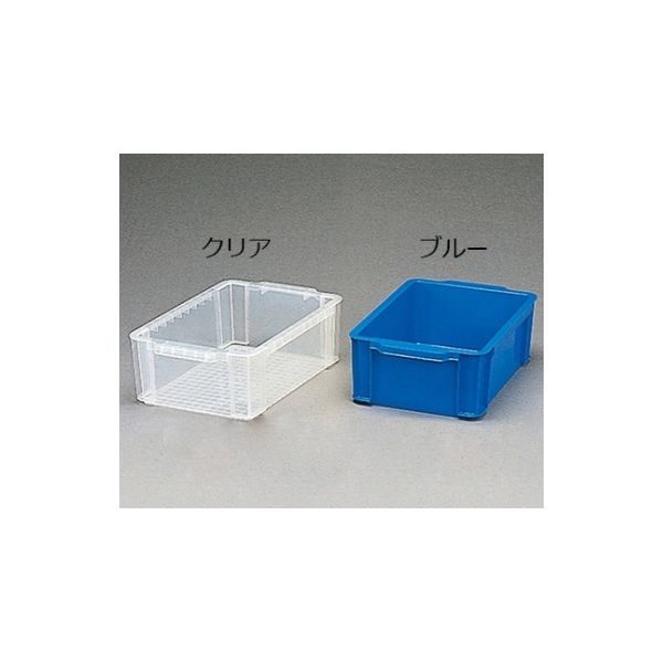 アイリスオーヤマ BOXコンテナ Bー13 ブルー 233414/B-13 1個 61-0424-53（直送品）