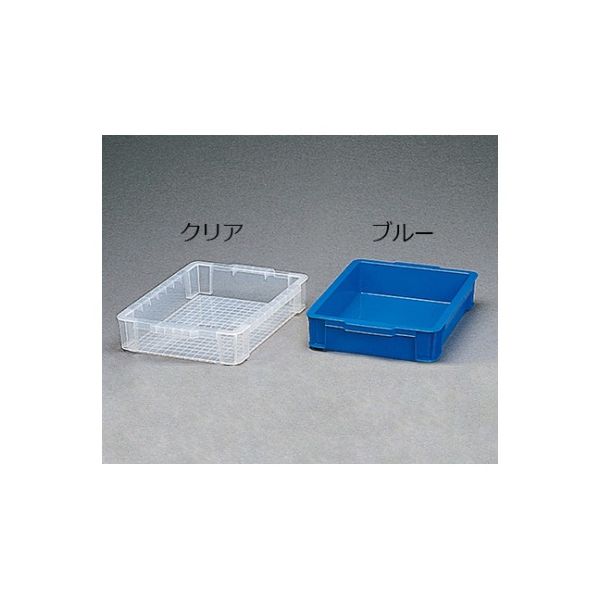 アイリスオーヤマ BOXコンテナ Bー15 ブルー 233450/B-15 1個 61-0424-54（直送品）