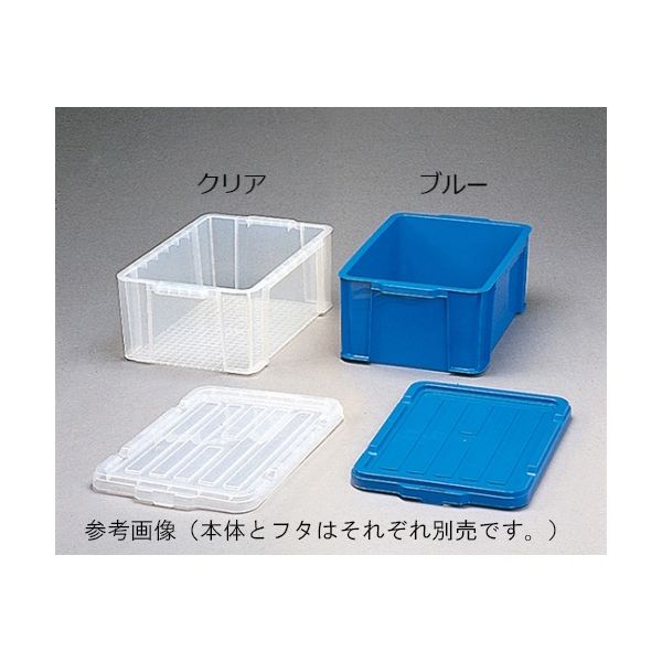 アイリスオーヤマ BOXコンテナ Bー22 ブルー 233614/B-22 1個 61-0424-58（直送品）