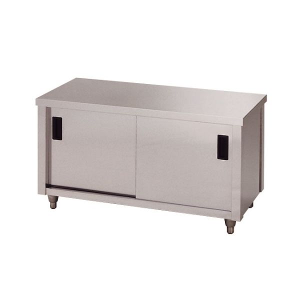 東製作所 ステンレスガス台(片面引違戸) 1500×600×650 ACG-1500H 1個 61-4434-48（直送品）