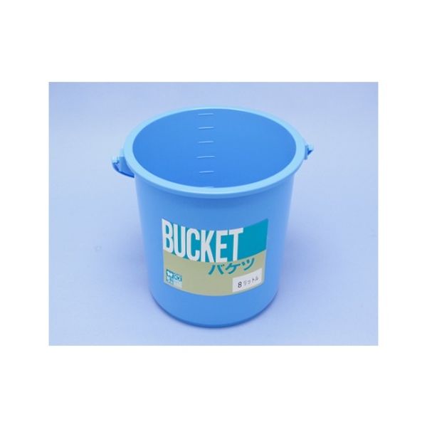 蝶プラ工業 ベル バケツ 8L 520069 1個 61-8561-07（直送品）