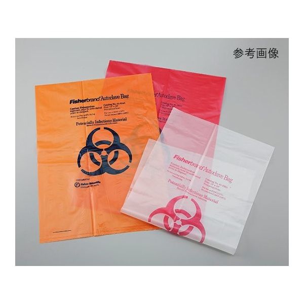 バイオハザードオートクレーブバッグ 透明 610×760×0.05mm 1箱(200枚入) 01-826B 1箱(200枚)（直送品）