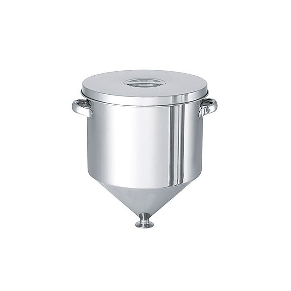 MONOVATE ホッパー型ステンレス容器 HTーSTー21 ストック蓋付 7L HT-ST-21 ストックフタツキ 1個（直送品）