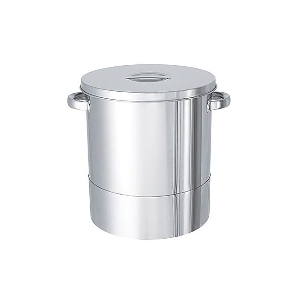 MONOVATE 鏡板型ステンレス容器 DTーSTー43 ストック蓋付 60L DT-ST-43 ストックフタツキ 1個（直送品）