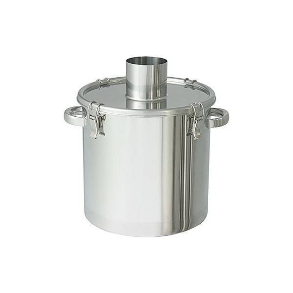 粉体回収ステンレス容器 (パイプ形状) FKーCTHー27ーSPー200A 15L FK-CTH-27-SP-200A 1個（直送品）
