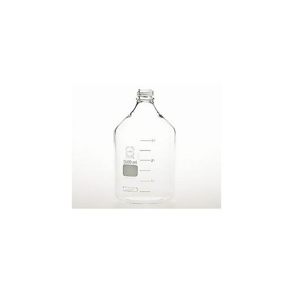 柴田科学 ねじ口びん(メジュームびん) びんのみ 3.5L 017200-35005 1個 61-4411-10（直送品）