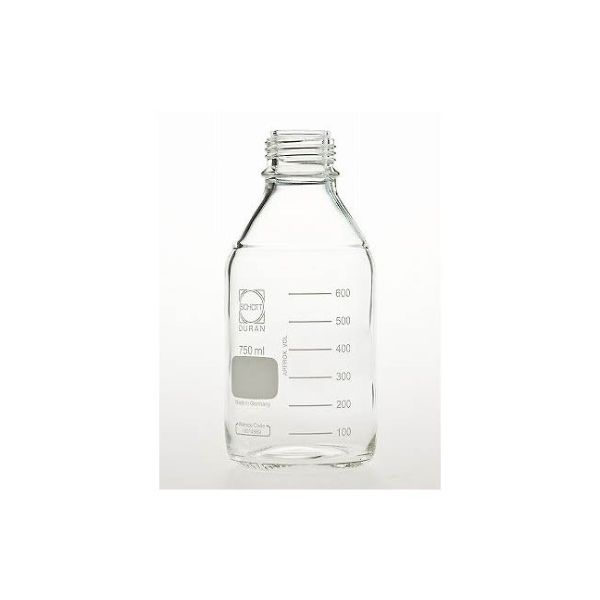 柴田科学 ねじ口びん(メジュームびん) びんのみ 750mL 017200-7505A 1箱(10個) 61-4411-32（直送品）