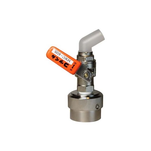 ミヤサカ工業 ワンタッチ給油栓コッくん取付部強化タイプφ40オレンジバイトン仕様 MWC-40SO-VITON 1個 61-7000-07（直送品）