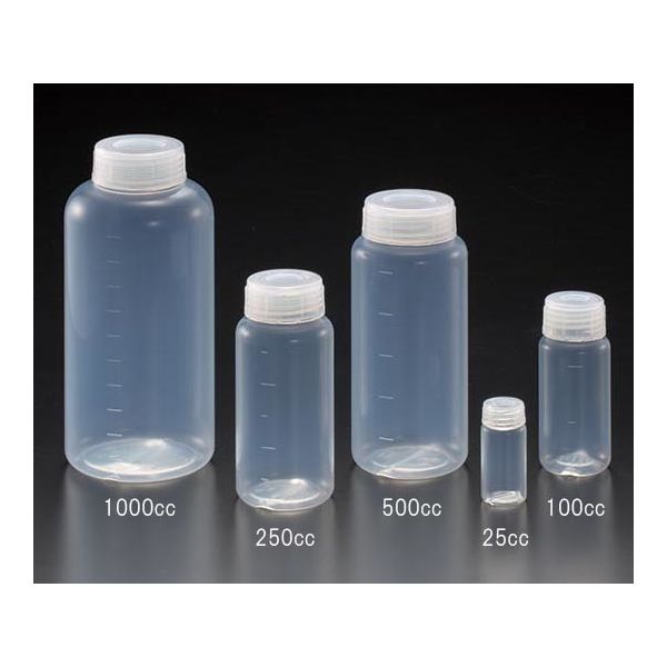 フロンケミカル PFA広口試薬瓶（中栓ナシ） 500cc NR1681-004 1本 61-9942-92（直送品）