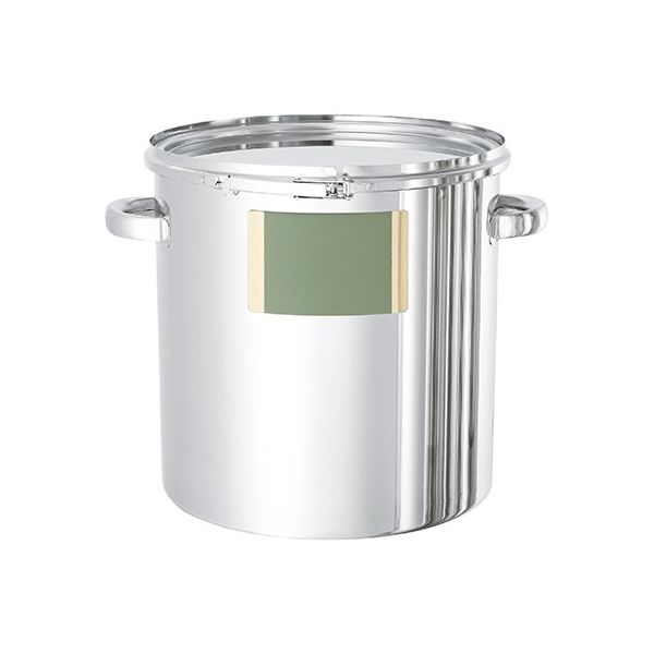 MONOVATE シール座付ステンレス密閉容器 (バンド式) CTLーLZー47H 100L 1個 62-0955-11（直送品）