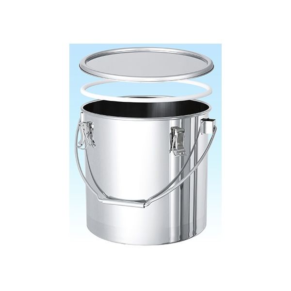 MONOVATE PTFEパッキン付316L密閉容器 20L CTH-PTFE-30-316L 1個 62-1369-23（直送品）