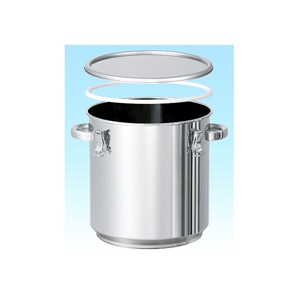 MONOVATE PTFEパッキン付積み重ね式ステンレス密閉容器 20L CTH-STA-PTFE-30 1個 62-1369-29（直送品）