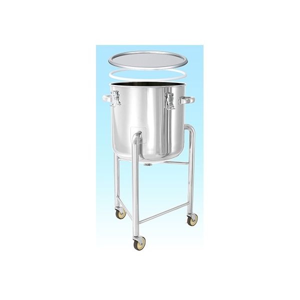 MONOVATE PTFEパッキン付鏡板型密閉容器 脚付 36L DT-CTH-L-PTFE-36 1個 62-1370-21（直送品）