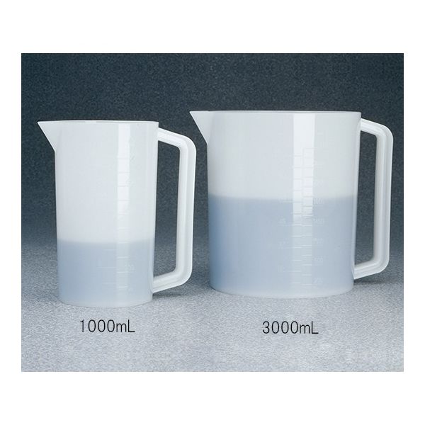 サーモフィッシャーサイエンティフィック ハンドル付トールビーカー HDPE 3000mL 1220-2500JP 1パック(1個)（直送品）