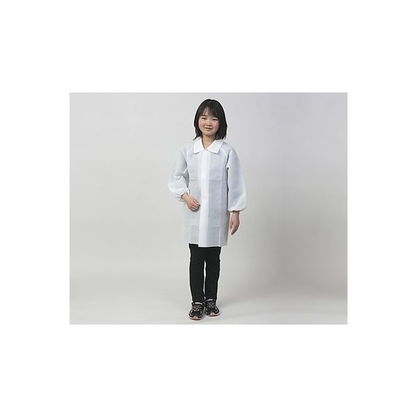 アゼアス AZ CLEAN(R) 1303 子供用白衣 3L(160cm) AZCLEAN1303-3L 1枚 61-0002-48（直送品）
