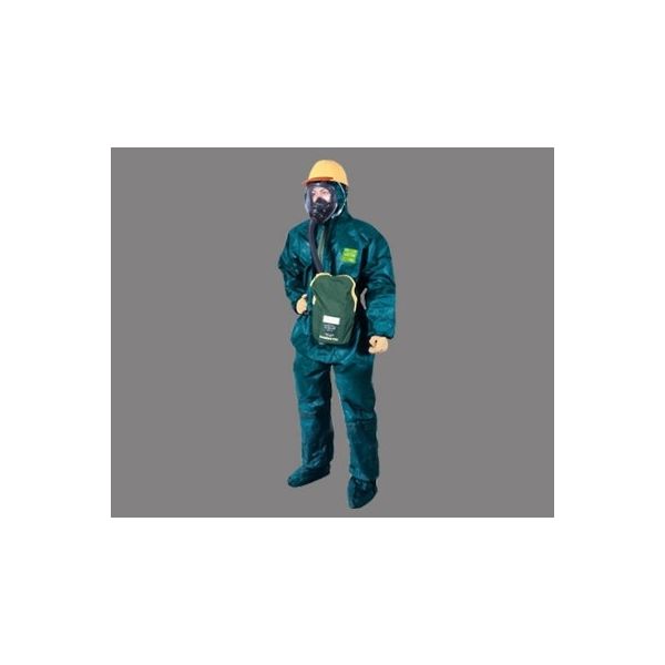 重松製作所 全身化学防護服MC4000ー122 マイクロケム4000ー122 マイクロケム4000-122(M) 1枚 61-0476-13（直送品）