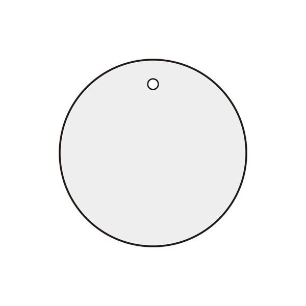 バルブ開閉札（無地）