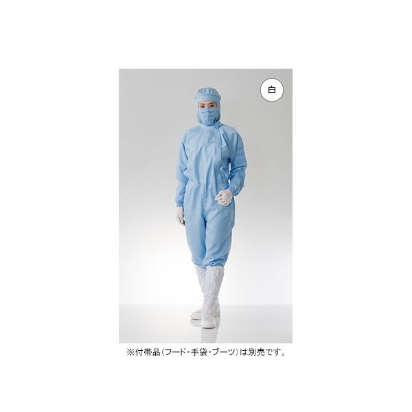 東洋リントフリー 防塵ツナギ服 白 FC142Cー01 L 1枚 61-0089-76（直送品）