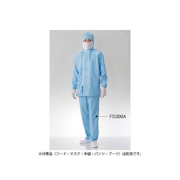 東洋リントフリー 防塵上着 青 FD200Cー02 L 1枚 61-0091-55（直送品）