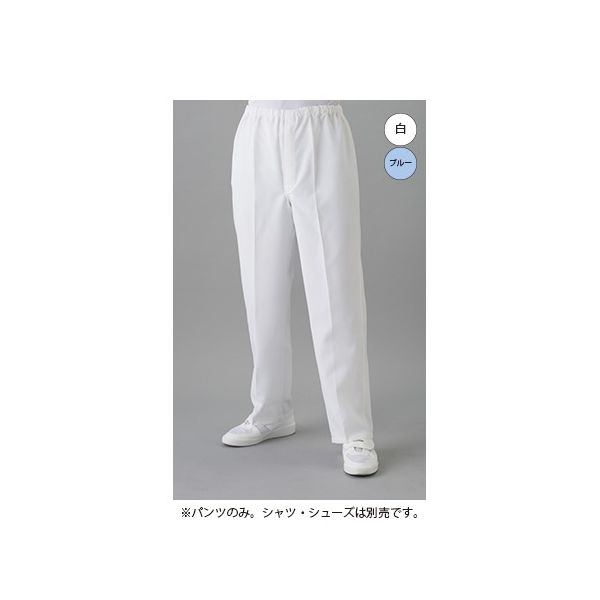 東洋リントフリー クリーンパンツ 白 JE356Aー01 S JE356A-01 1本(1枚) 61-0093-85（直送品）