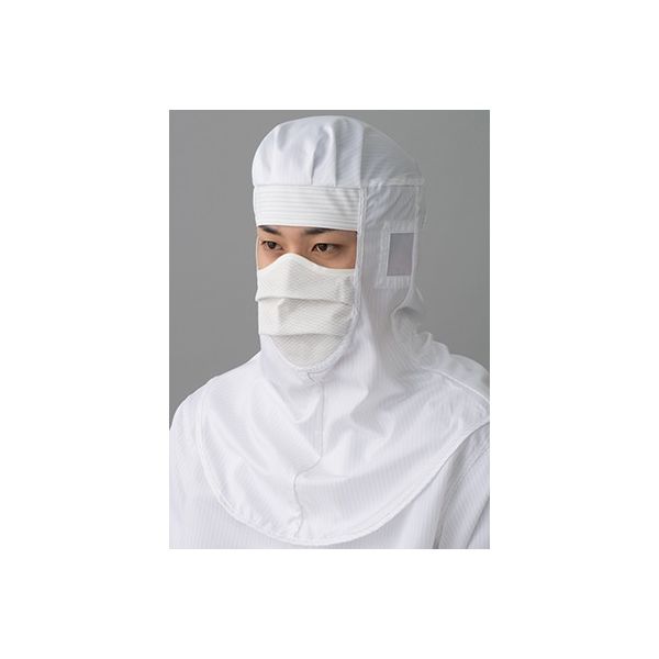 東洋リントフリー 防塵フード 白 FA421Cー01 L 1枚 61-0094-73（直送品）