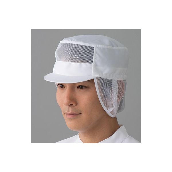 東洋リントフリー クリーンキャップ 白 JA476Cー01 L 1枚 61-0095-44（直送品）