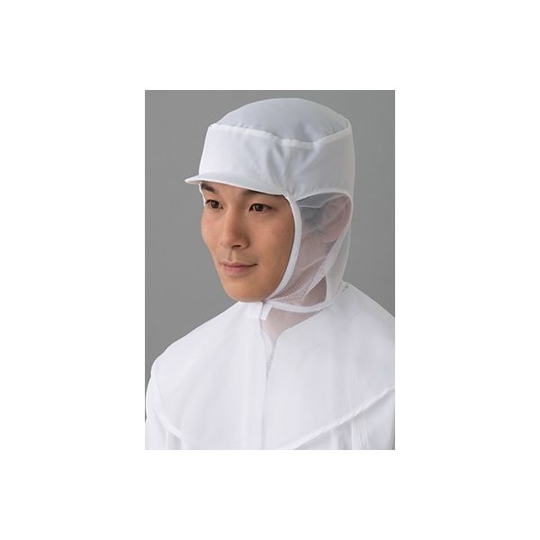 東洋リントフリー クリーンフード 白 JB485Cー01 L 1枚 61-0095-54（直送品）