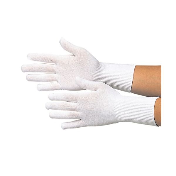 マックス クリーン用インナー手袋13ゲージ・ロング(10双入り) MX306EXーM 1パック(10双) 61-4695-74（直送品）