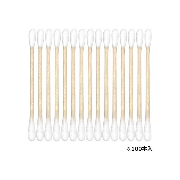 藤原産業 SK11 お掃除綿棒しずく型 4.8mm CMー1 100本入 OM-1 100ホンイリ 1個 62-2848-73（直送品）