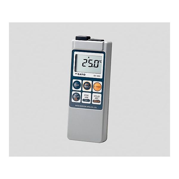 佐藤計量器製作所 直腸用デジタル温度計センサー付本体セット SK-1260SK-S103T 1セット 2-4335-01（直送品）