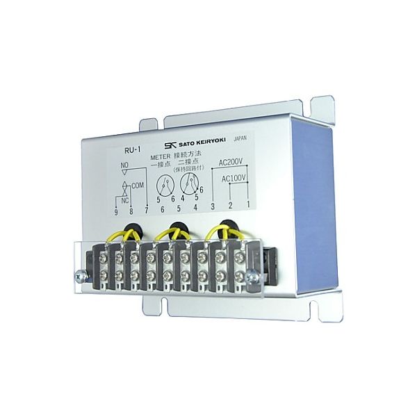 佐藤計量器製作所 リレーユニット RUー1 1セット 61-0096-18（直送品）
