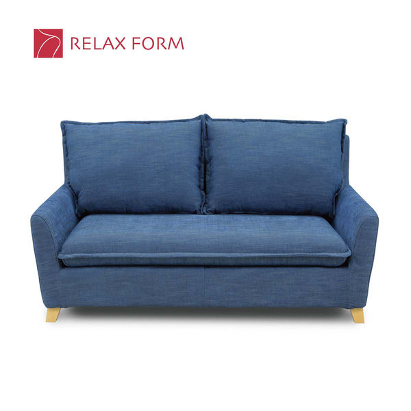 【車上渡し】RELAX FORM サボン 2人掛ソファ オリエンタルブルー 1脚（直送品）