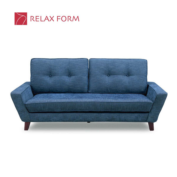 車上渡し】RELAX FORM プール 3人掛ソファ オリエンタルブルー 1