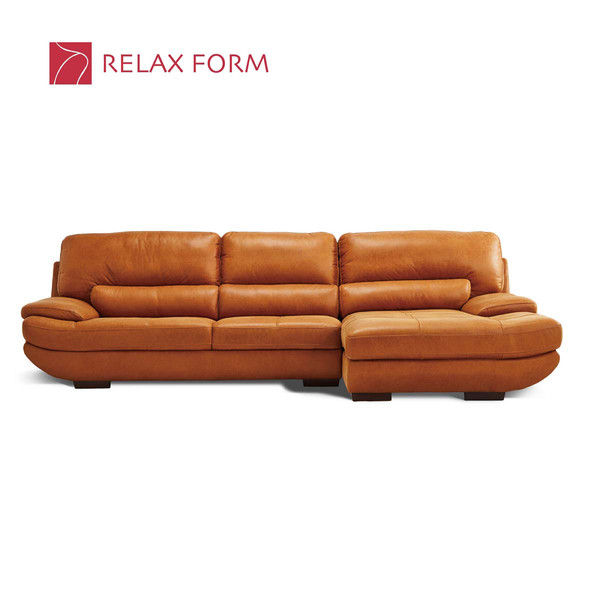 組立設置込】RELAX FORM トレビソ カウチ（左）キャメル 1セット