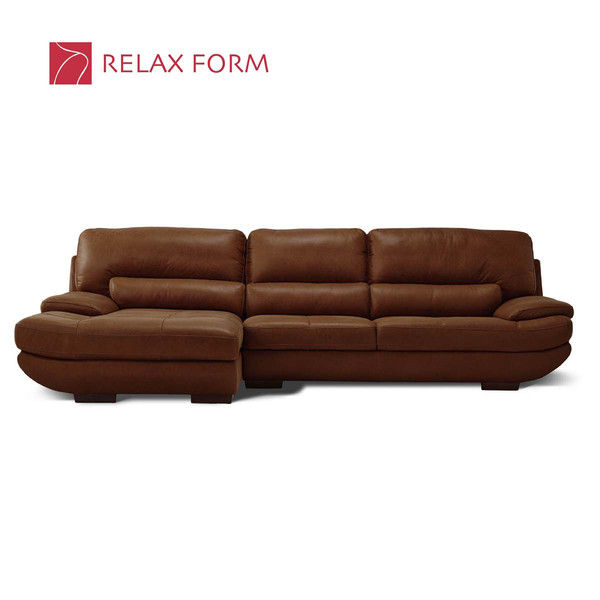 組立設置込】RELAX FORM トレビソ カウチ（右）カカオ 1セット（直送品） - アスクル