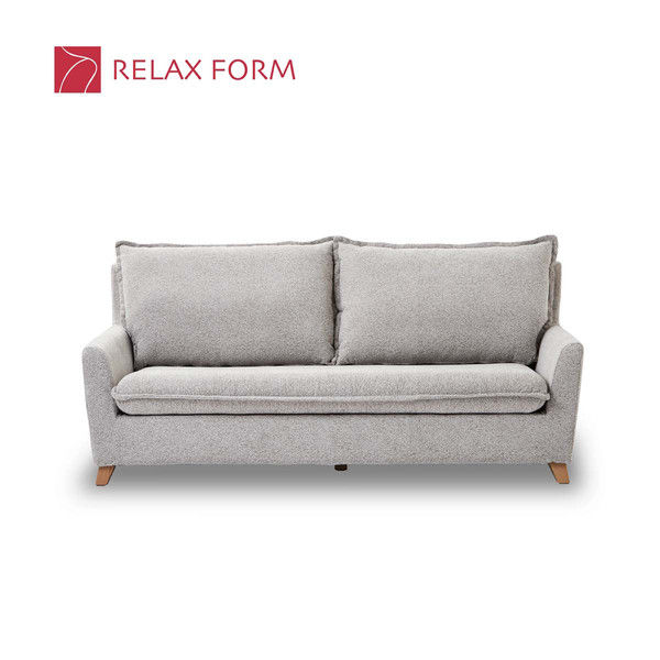 【車上渡し】RELAX FORM サボン 2.5人掛ソファ グレージュ 1脚（直送品）