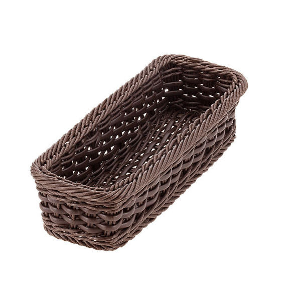 トーダイ CB-010-DBRカトラリーバスケット 小 （2人用） 01001001 1包：5個（直送品）