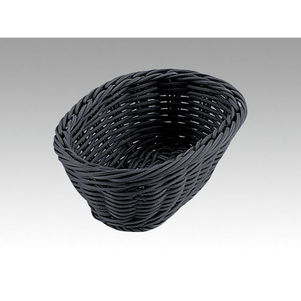 トーダイ OV-130-BK小判型バスケット 15型 ブラック 01013015 1包：5個（直送品）