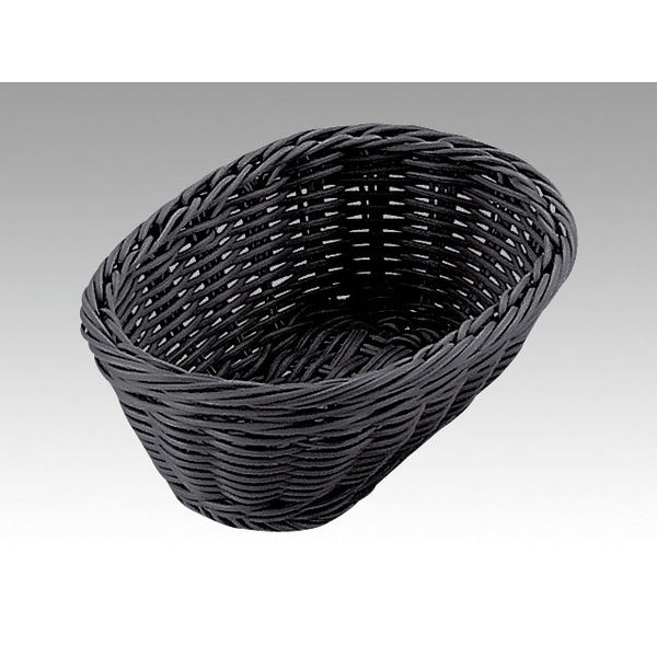 トーダイ OV-131-BK小判型バスケット 18型 ブラック 01013118 1包：5個（直送品）