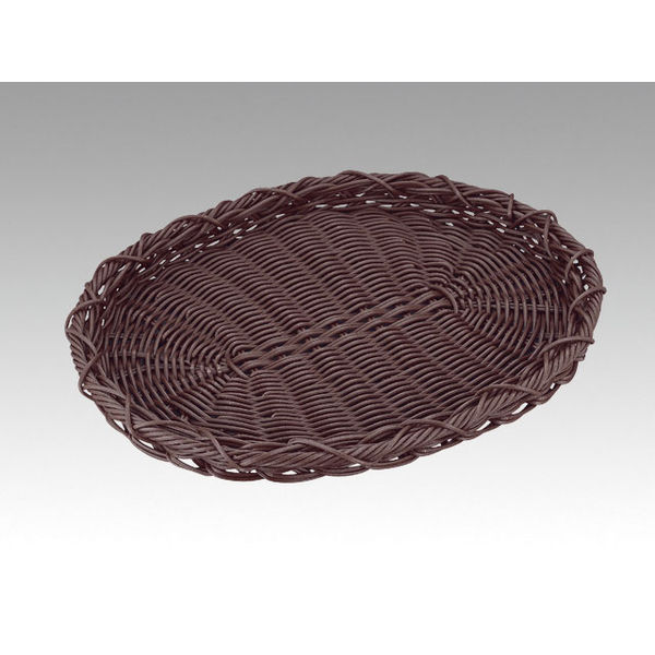 トーダイ BO-512-DBR小判型バスケット デコレートエッジ 40型 01051240 1包：5個（直送品）