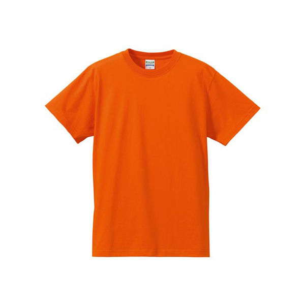 United Athle（ユナイテッドアスレ） 5001綿Tシャツ L オレンジ 1包（10枚入） キャブ（直送品）