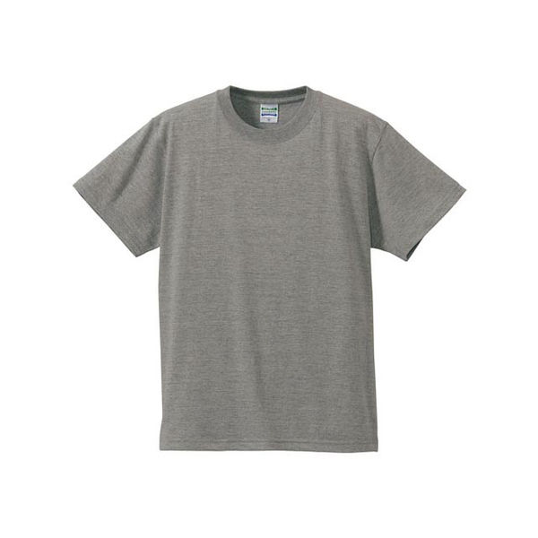 United Athle（ユナイテッドアスレ） 5001綿Tシャツ 4L ミックスグレー 1包（10枚入） キャブ（直送品）