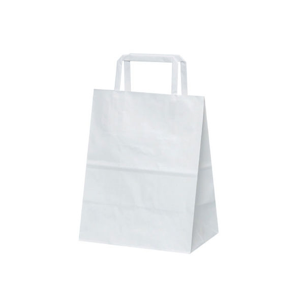 パックタケヤマ 紙手提袋 H平20 晒 無地 XZT00994 1包：50枚×4（直送品）