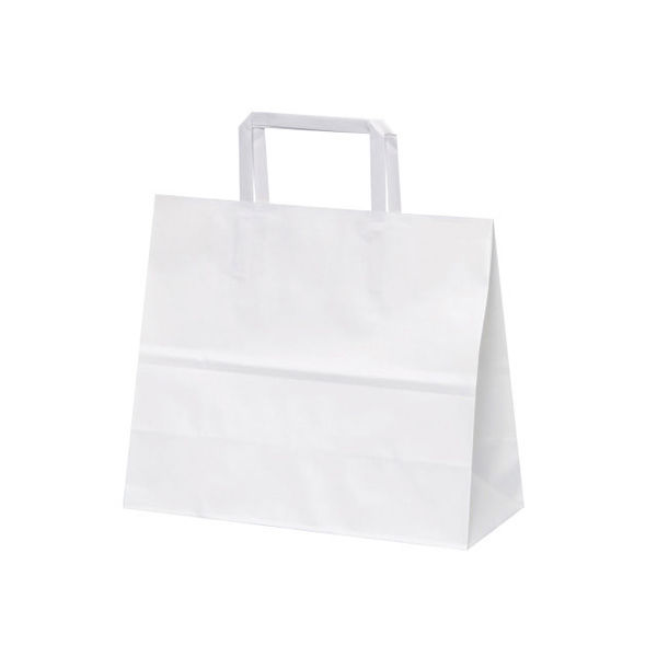 パックタケヤマ 紙手提袋 H平2611 晒 無地 XZT01019 1包：50枚×4（直送品）