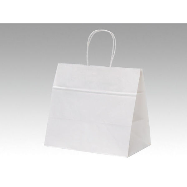 パックタケヤマ ファンシーバッグ M ホワイト XZV01012 1包：50枚×4（直送品）