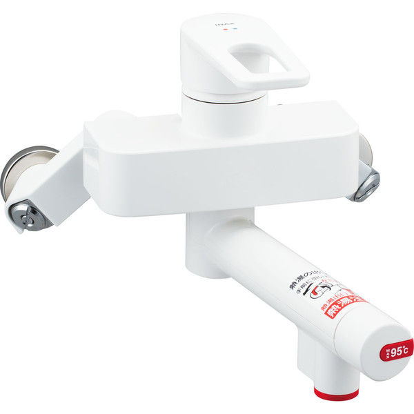 LIXIL 熱湯口付シングルレバー混合水栓（壁付タイプ） SF-WCH390（直送 
