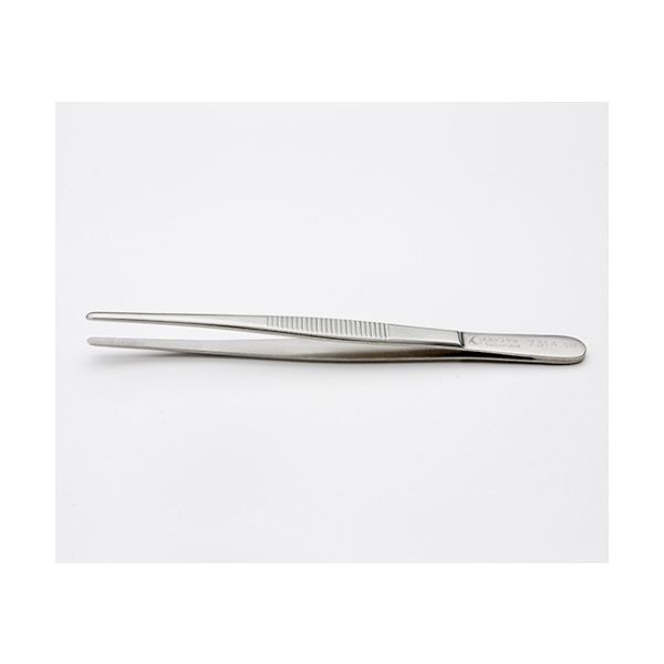 ワイ・エム・ティ ニッケルメッキピンセット IDー7314 1本 61-4461-95（直送品）