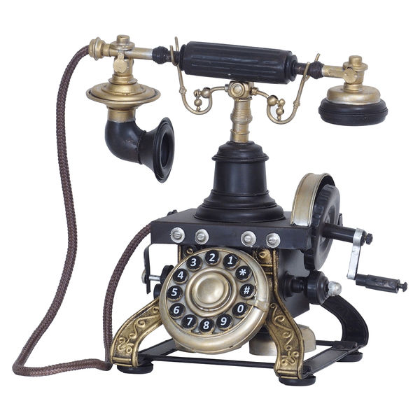 塩川光明堂 ブリキのおもちゃ B-電話01 幅210×奥行150×高さ240mm Z0112 1個（直送品）