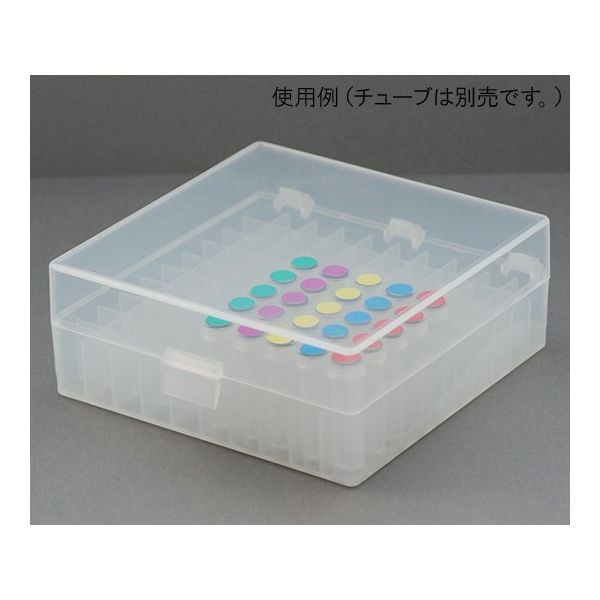サーモフィッシャーサイエンティフィック マイクロチューブストレージボックス 100本 ナチュラル 11790334 1ケース(5個)（直送品）